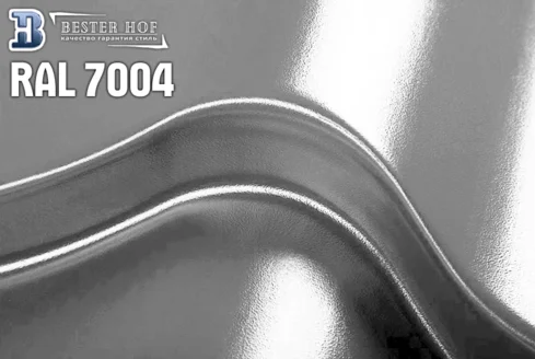 Металлочерепица RAL 7004 глянец